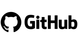 GitHub 界面与 Logo 示意图