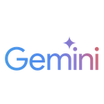Google Gemini 界面与 Logo 示意图