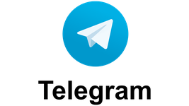 Telegram 界面与 Logo 示意图